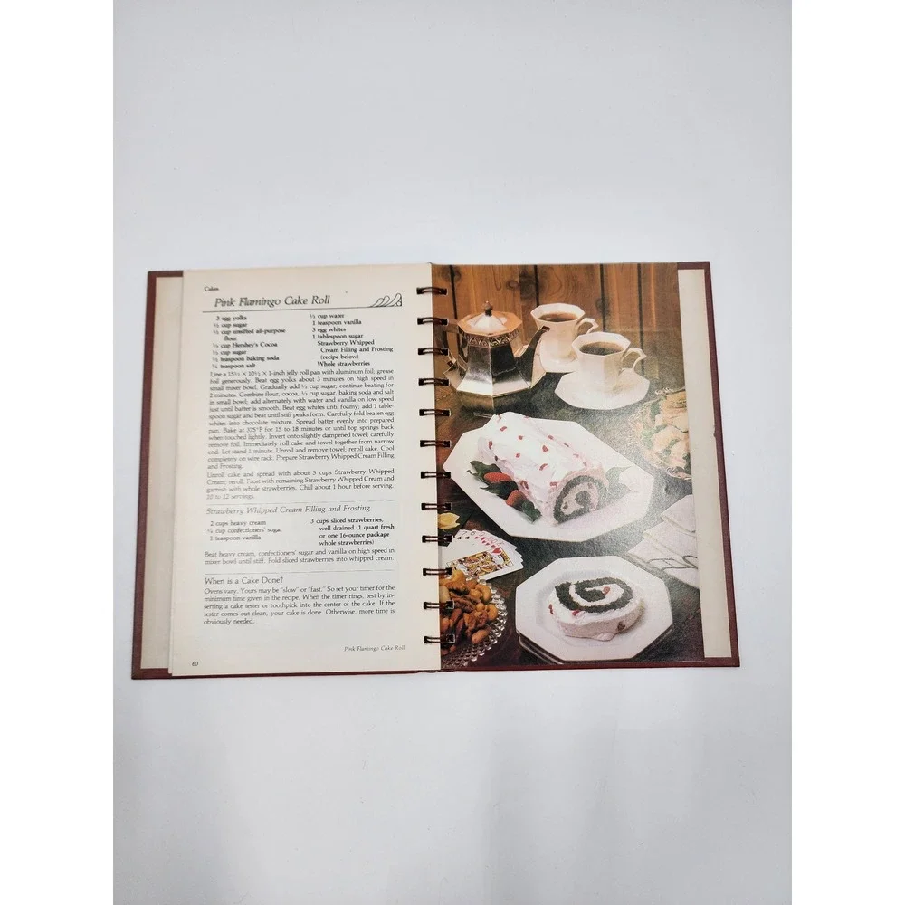 Vintage Hersheys Chocolate Memories Through The Years Cookbook 1982 Spiral Bound
